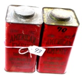 LOT: 2; Shapleigh Hardware; tins; American Emery; one is partially full