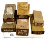 LOT: 7; Shapleigh bit stock drill box’s; & auger bits; with some bits in each box