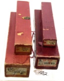 LOT: 4; Shapleigh auger bit box’s with some bits in each box