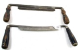 LOT: 2; KK draw knives; both 8”