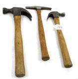 LOT: 2; KK; claw hammers; 1; KK tack hammer; original handles