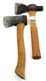 LOT: 2; KK; scout axe; az-eye half hatchet; original handles