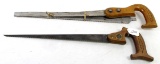 LOT: 2; DE; saws; compass; one has extra blade