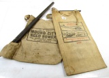 LOT: 2; Shapleigh Sahara water-bag; SWB3; Mound City seed sower