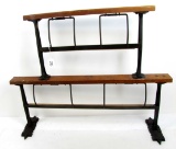 KK; double rack paper holder; top 16”; bottom 24”