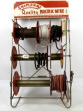 Shapleigh; Quality Electric Wire Rack; w/7 spools; 5; spools w/wire