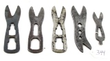 LOT: 5; KK; alligator wrenches; No. 15; 20;20; 30; K23