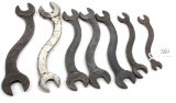 LOT: 7; DE; flat handle S- wrenches