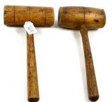 LOT: 2; KK; wooden mallets
