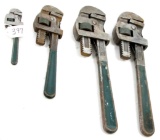 LOT: 4; DE; pipe wrenches; 2-14”; 10 & 6”