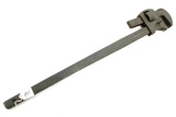 KK; pipe wrench w/KK; written on handle; 36”