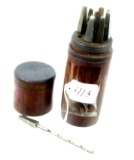 Cylindrical box w/9 KK; bit stock drills