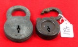 LOT: 1.  Shap. longware padlock; 2. Simmons; quality 6 lever