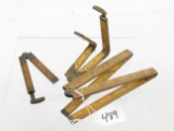 LOT: 3; KK; No. K680’; 2’ four fold; No. K320; 1’ four fold; w/caliper;  No. K360; 6” one fold; w/ca