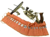 KK; K64; adjustable iron plane; complete with parts; & 20 cutters in felt roll