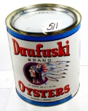 Daufuski oyster can – 1 gallon
