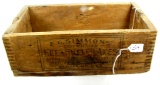 Simmons KK; wood axe box w/good graphics; early 1900