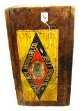 Shapleigh wood box w/great paper label