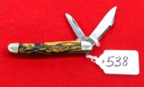 KK; 2 blade pocket knife