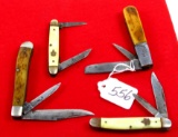 KK; 4 pocket knives