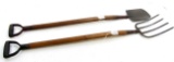 Win. LOT: 2; junior garden set; shovel; and 4 tine fork