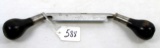 DE. draw knife 4” handles at 45 deg.