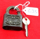 Bluegrass. Steel lock No. 44 w/key