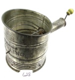 Simmons; Sterling flour sifter
