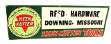 KK. store sign. Reed Hardware; Downing; Missouri