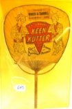 KK. bamboo hand fan; Rouch & Carroll; Bloomfield; Iowa