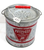 Falls City. galv. minnow bucket