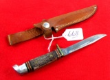 Western hunting knife w/sheath