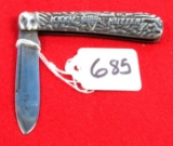 KK. pocket knife 1 blade; metal handle marked Keen Kutter & logo #1789