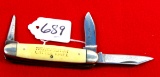 Winchester. pocket knife 3 blade Cattle Knife