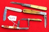 KK. 5 pocket knives