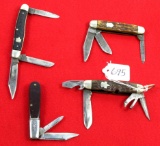 KK. 4 pocket knives