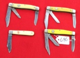 KK. 4 pocket knives