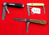 Shapleigh. 3 pocket knives