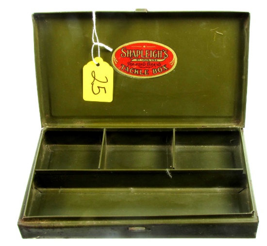 Shapleigh; small metal tackle box w/4 compartments