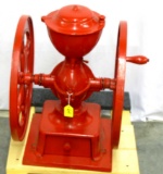 Simmons Hardware; double wheel “Koffee Krusher” St. Louis; Mo. 22” tall; & the wheel dia. 17”