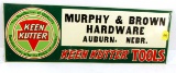 KK. store sign; “ Murphy & Brown Hardware”; Auburn; Nebr.