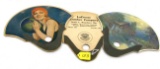 LOT: 3- DE; hands fans; “La Crosse Lumber; Fayette; Mo.