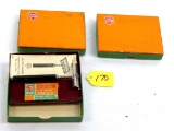 LOT: 3; KK; safety razors in box’s w/ KK blades