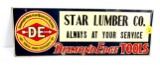 DE; store sign; “Star Lumber Co.” always at your service