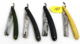 LOT: 4; KK; straight razors