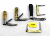 LOT: 3; KK; pocket knives; 1-DE; pocket knife; 1-Simmons pocket knife