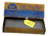 Simmons Hardware “Bay State” oil stone in box