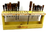 LOT: KK; screwdriver display rack; 25 1/2