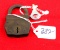 Win. Lock, No. 15, Arnall, One Side, Steel Case, Iron Lever Type W/key