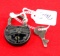 Win. Lock, No. 9, Arnall, One Side, Steel Case Iron Lever Type W/key